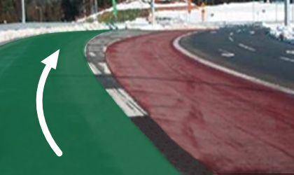 やまびこロード方面